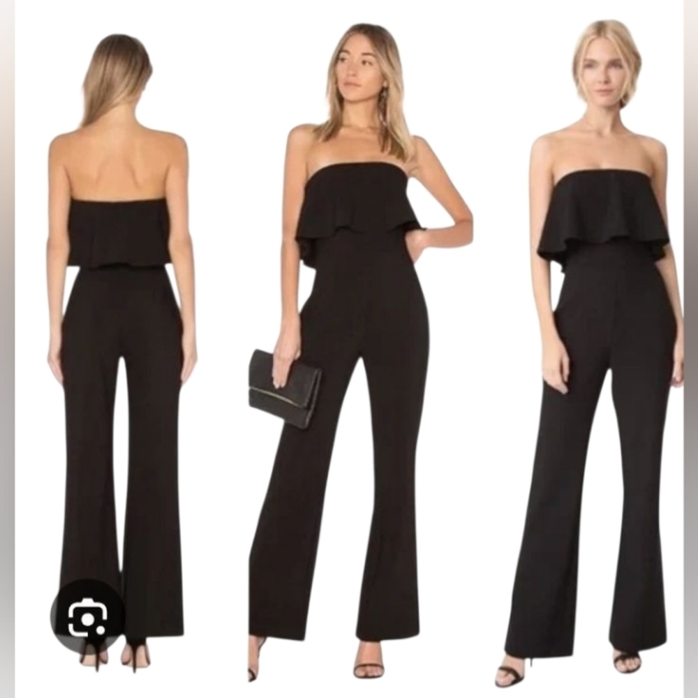 Likely Euc Black Sleeveless Jumpsuit Size 6